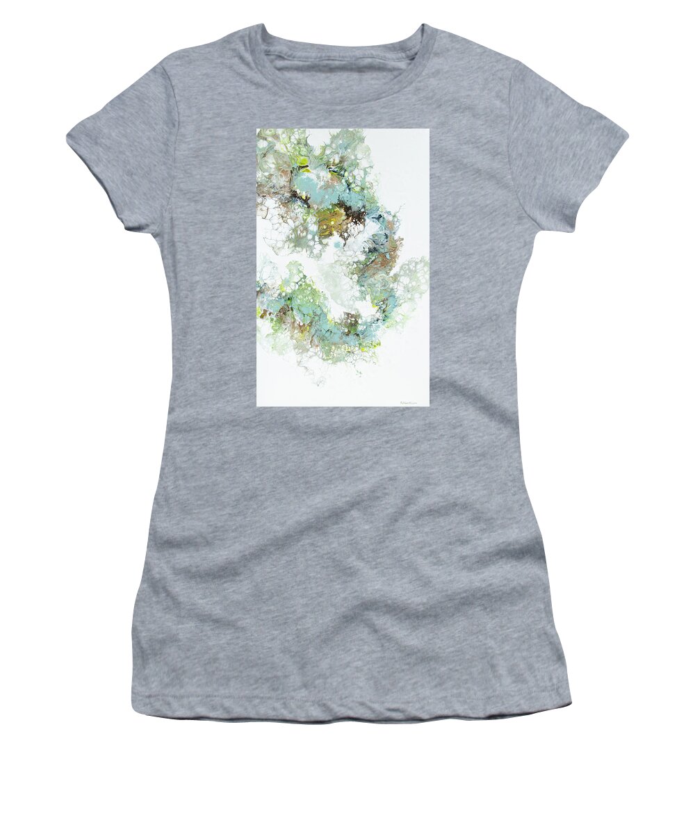 Sea Life Women's T-Shirt featuring the painting Blue Dragon 2 by Katrina Nixon