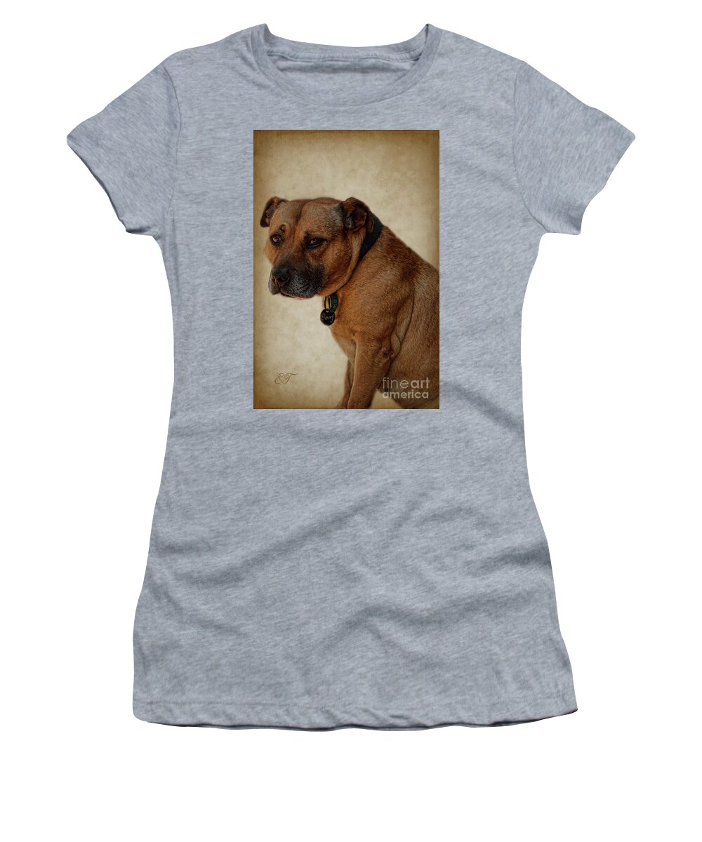 Animal Women's T-Shirt featuring the photograph Boof by Elaine Teague