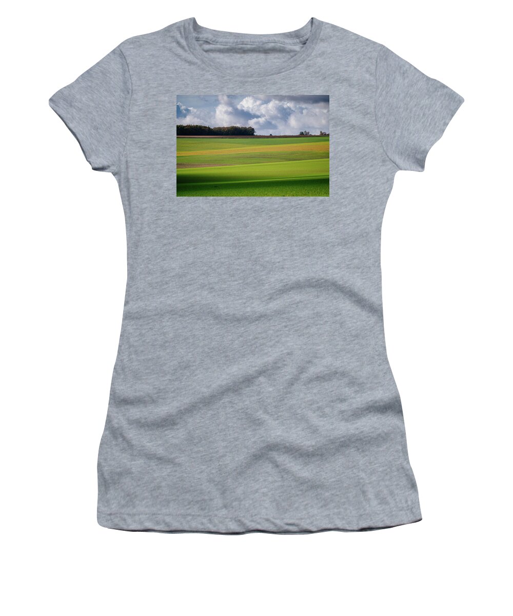 Agriculture Women's T-Shirt featuring the photograph Bourgogne by Francesco Riccardo Iacomino