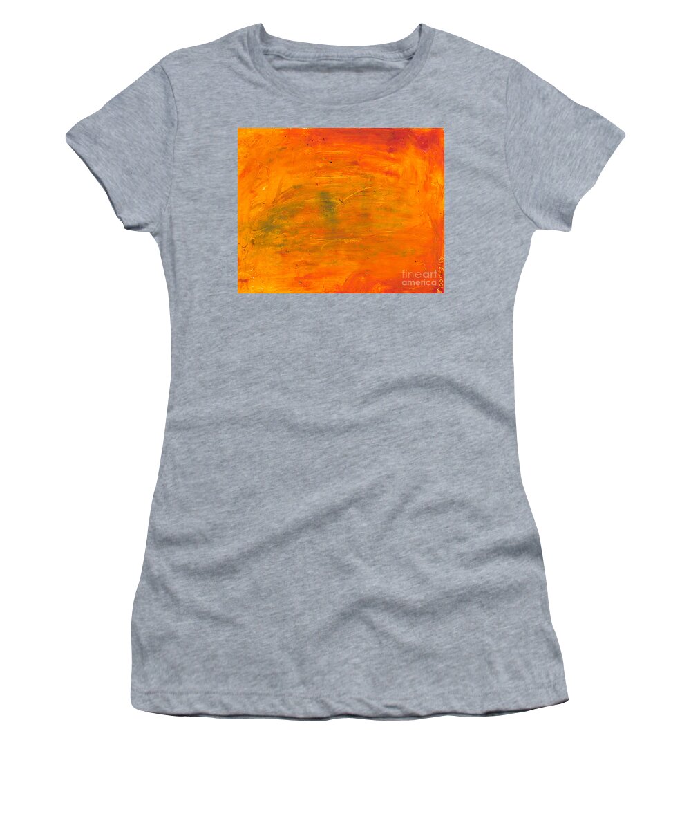 Oil Pastels Women's T-Shirt featuring the drawing BP de Mexico 6 by Mike Mooney