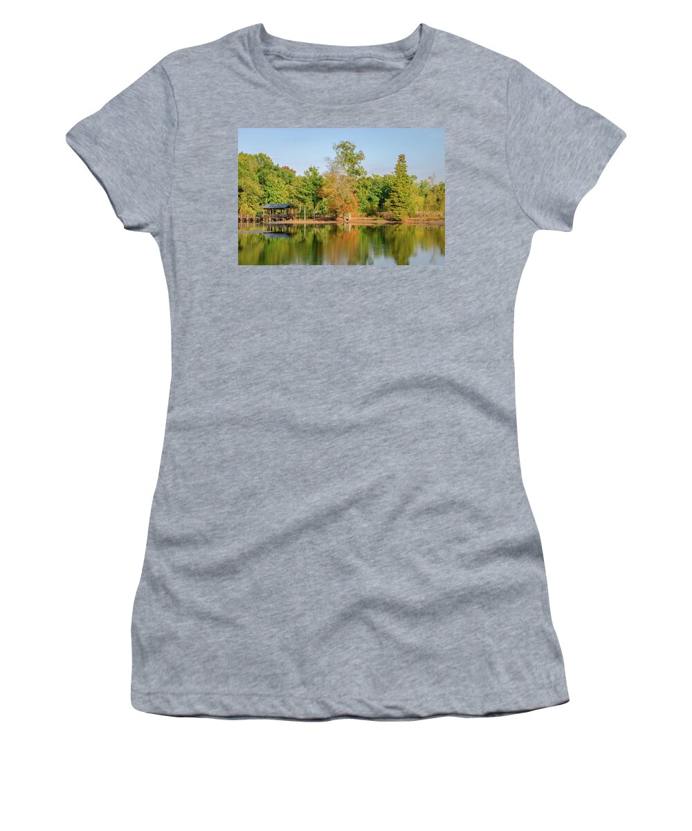 Nature Women's T-Shirt featuring the photograph Brick Pond Park-1 by John Kirkland