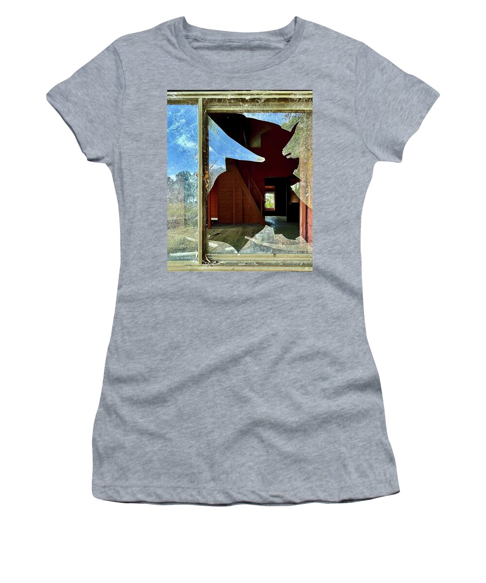 Sky Women's T-Shirt featuring the photograph Broken Sky by Sarah Lilja