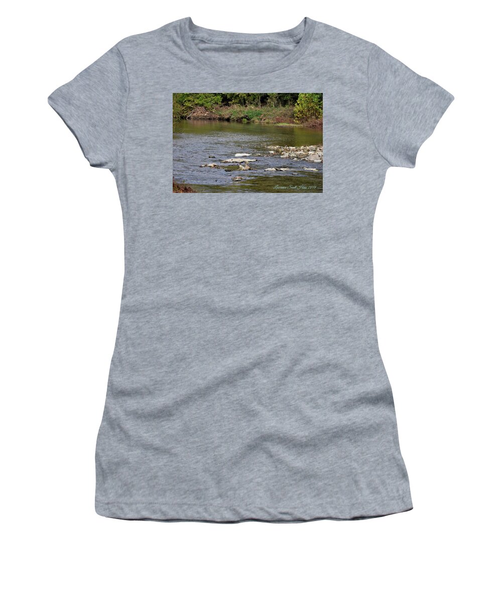 Water Women's T-Shirt featuring the photograph Buffalo National River by Lawrence Hess