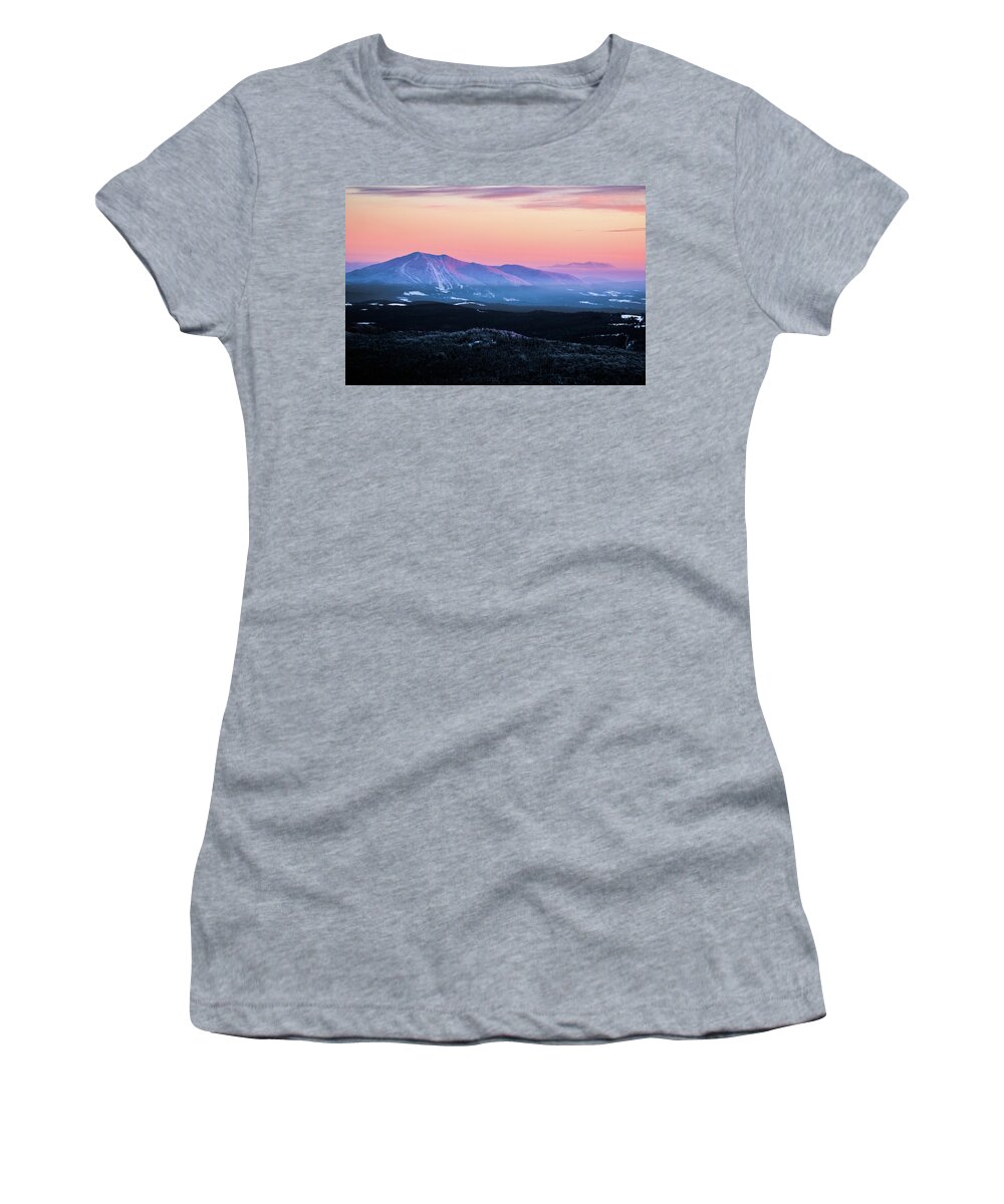 Mountains Women's T-Shirt featuring the photograph Burke to Moosilauke Tight Crop by Tim Kirchoff