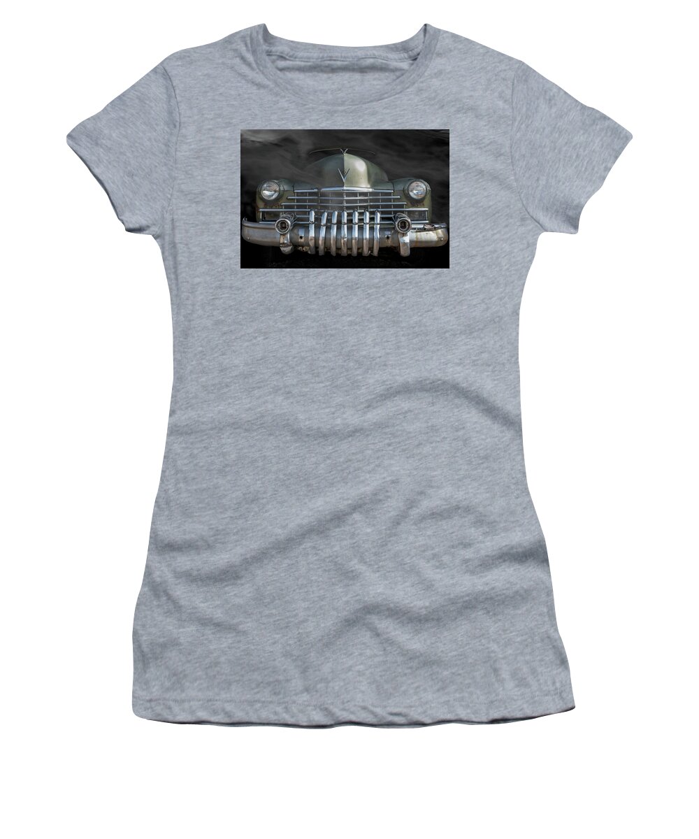 Old And Rusty Women's T-Shirt featuring the photograph Caddy by Mary Hone