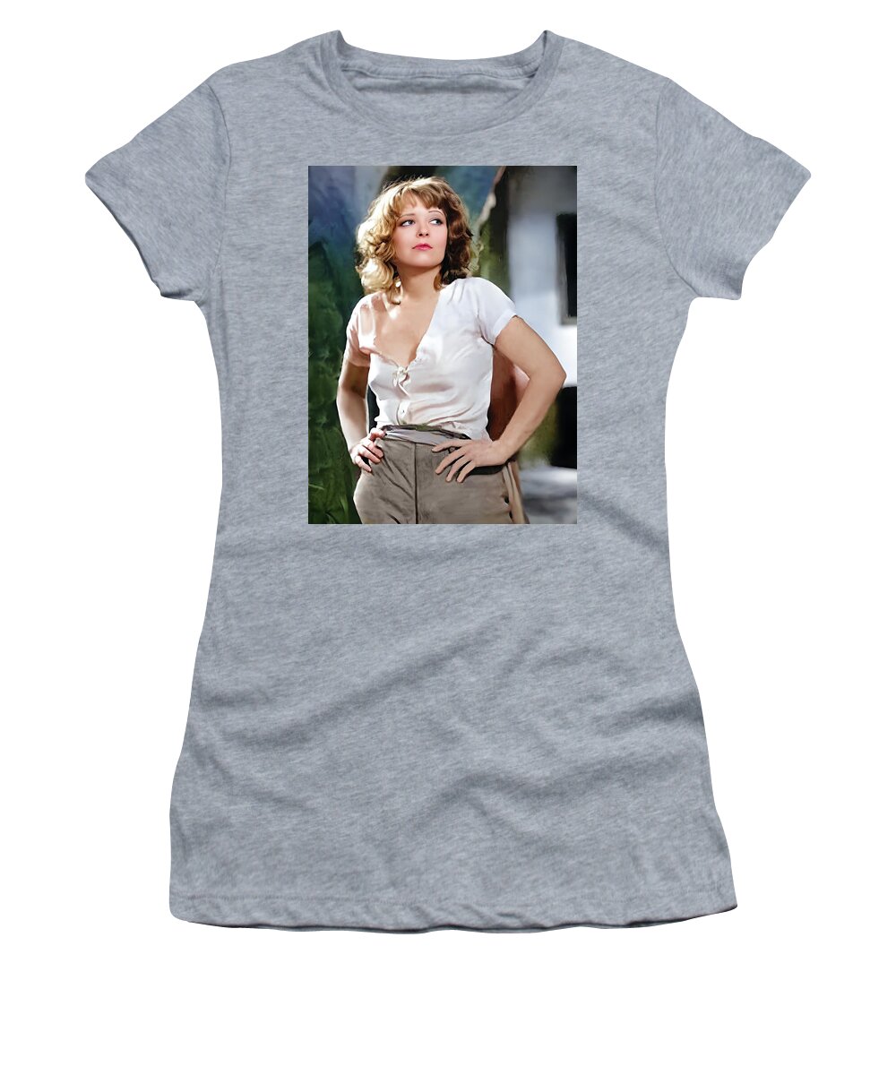 Call Her Savage Women's T-Shirt featuring the digital art Call Her Savage - 2 by Chuck Staley