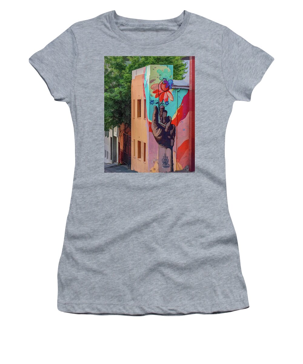 South Africa Women's T-Shirt featuring the photograph Cape Town Street Art by Marcy Wielfaert