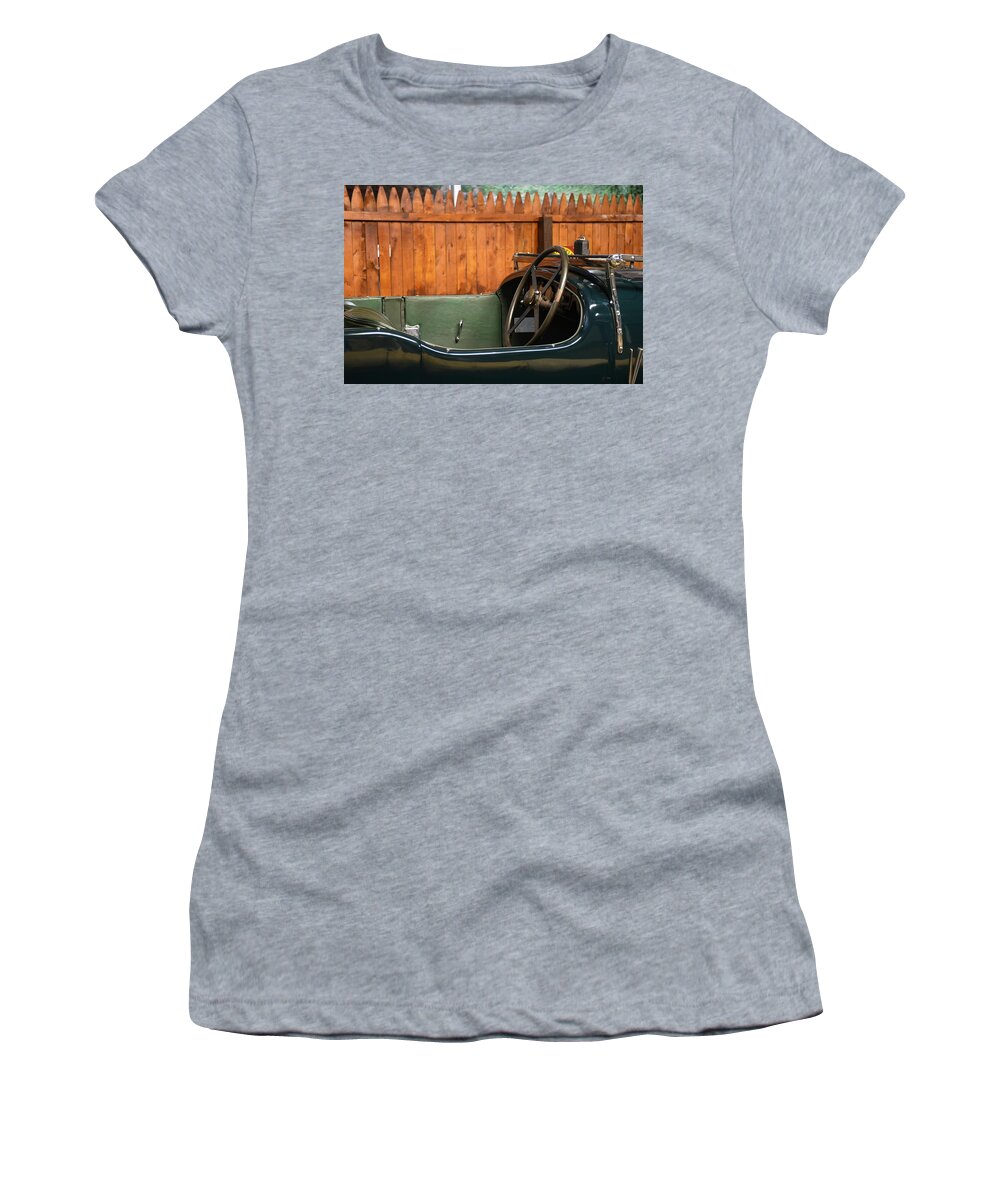 Auto Women's T-Shirt featuring the photograph Car 404 by Joyce StJames