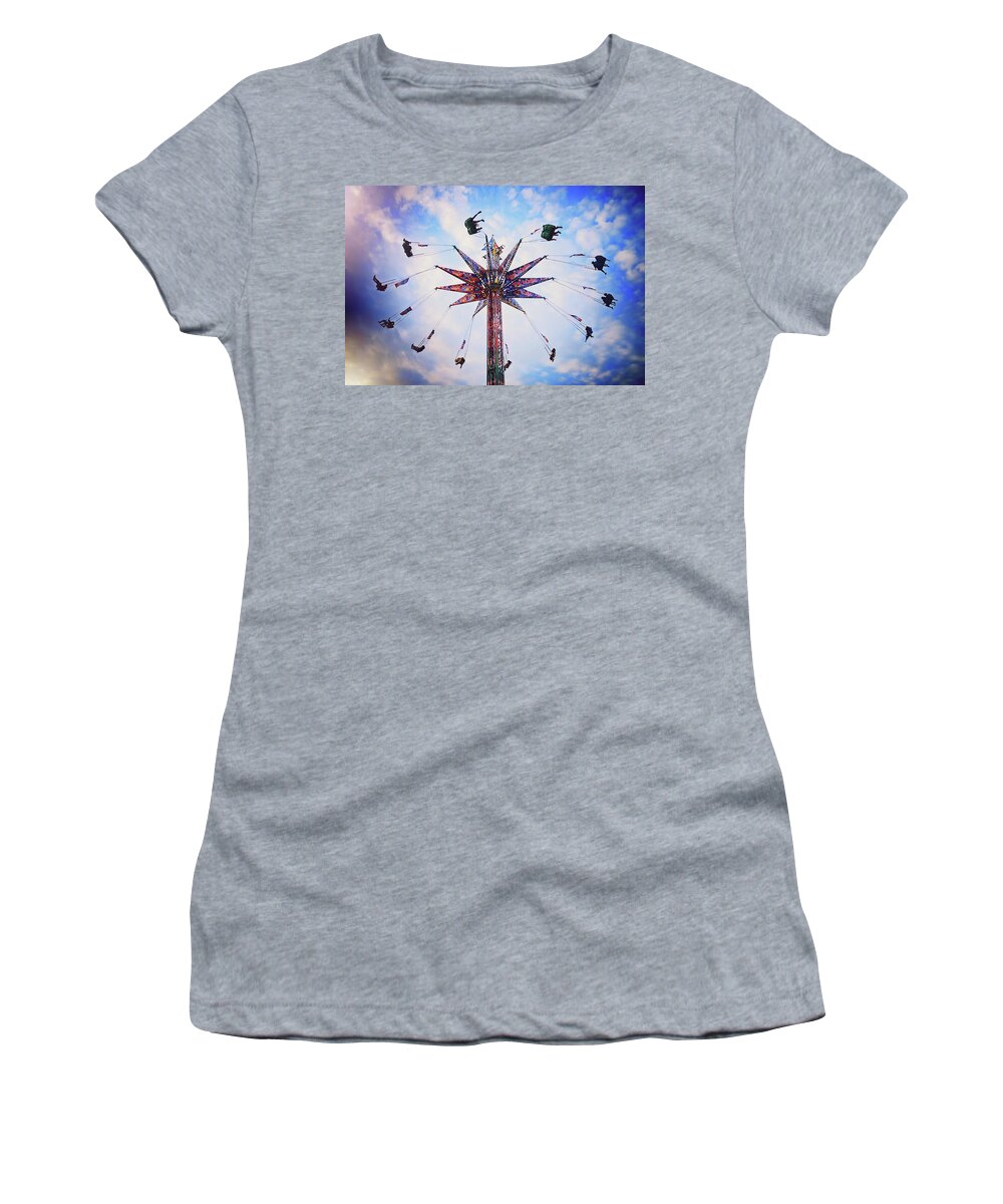  Women's T-Shirt featuring the photograph Carnival by Nicole Engstrom