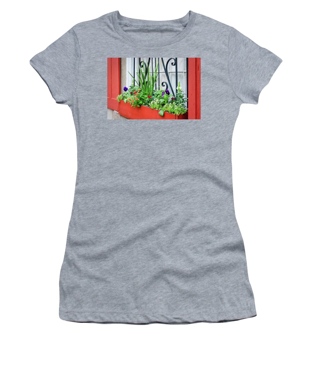 Charleston Women's T-Shirt featuring the photograph Charleston Streets-2 by John Kirkland