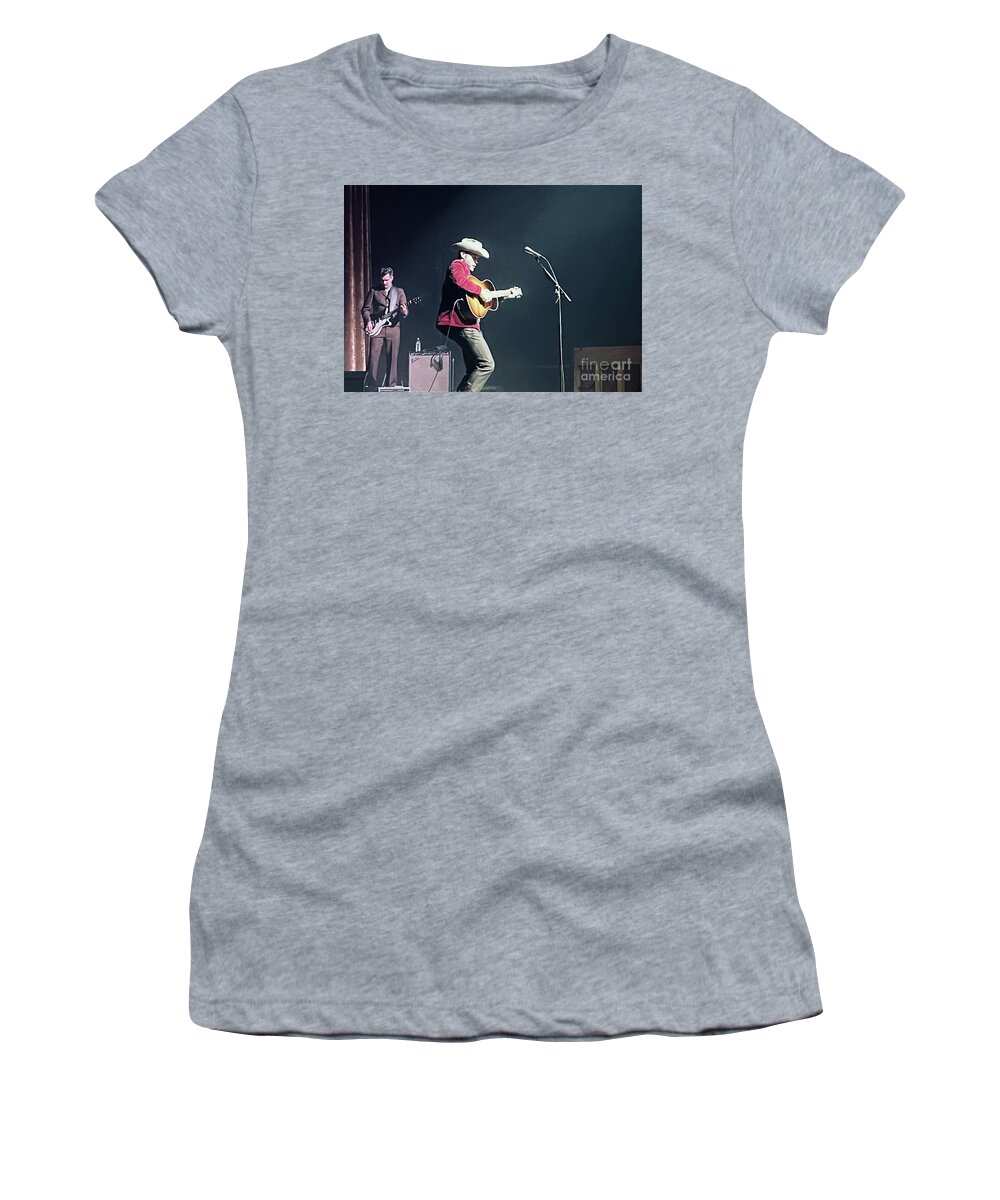 Charley Crockett Women's T-Shirt featuring the photograph Charley Crockett Concert #2 by Jennifer Camp