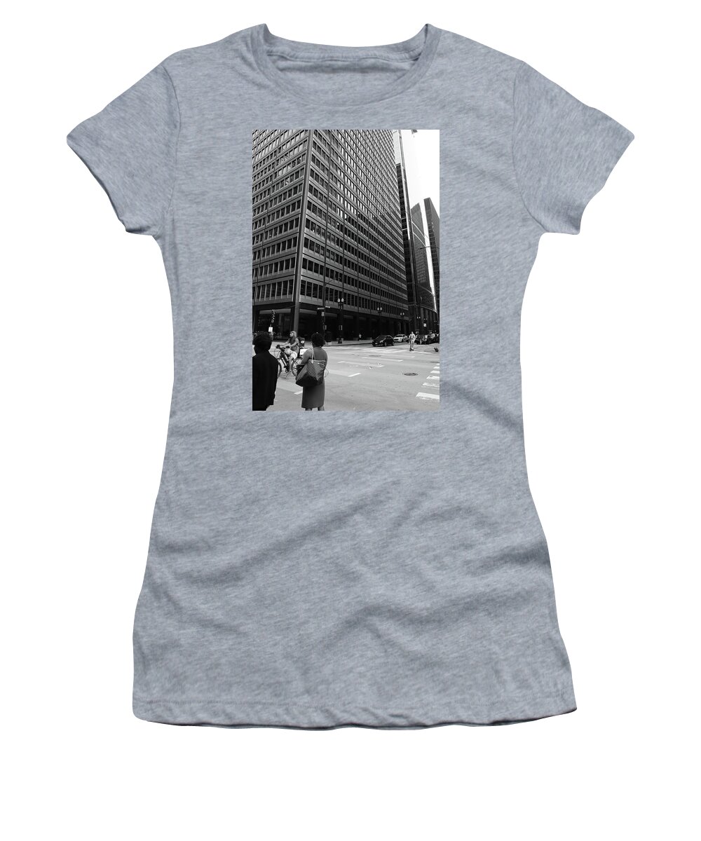 Chicago Women's T-Shirt featuring the photograph Chicago Life by Britten Adams