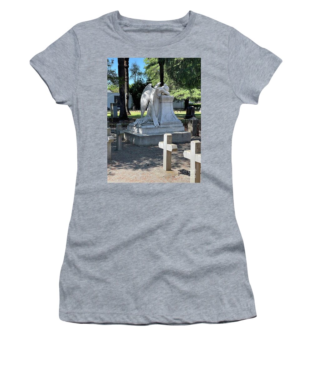 Chico Women's T-Shirt featuring the photograph Chico Angel by Suzanne Lorenz