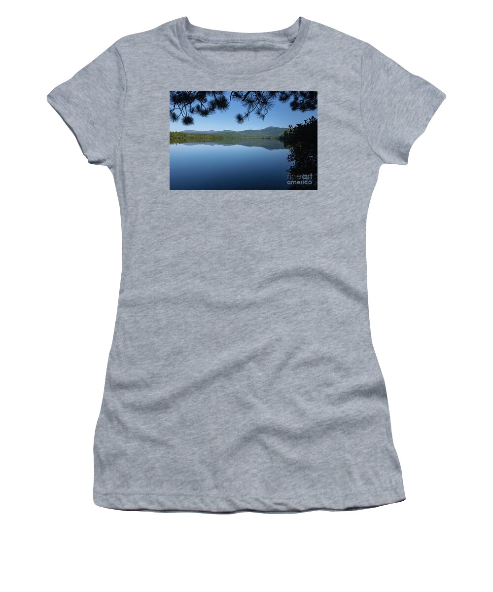 Bald Peak Women's T-Shirt featuring the photograph Chocorua Lake - Tamworth New Hampshire by Erin Paul Donovan