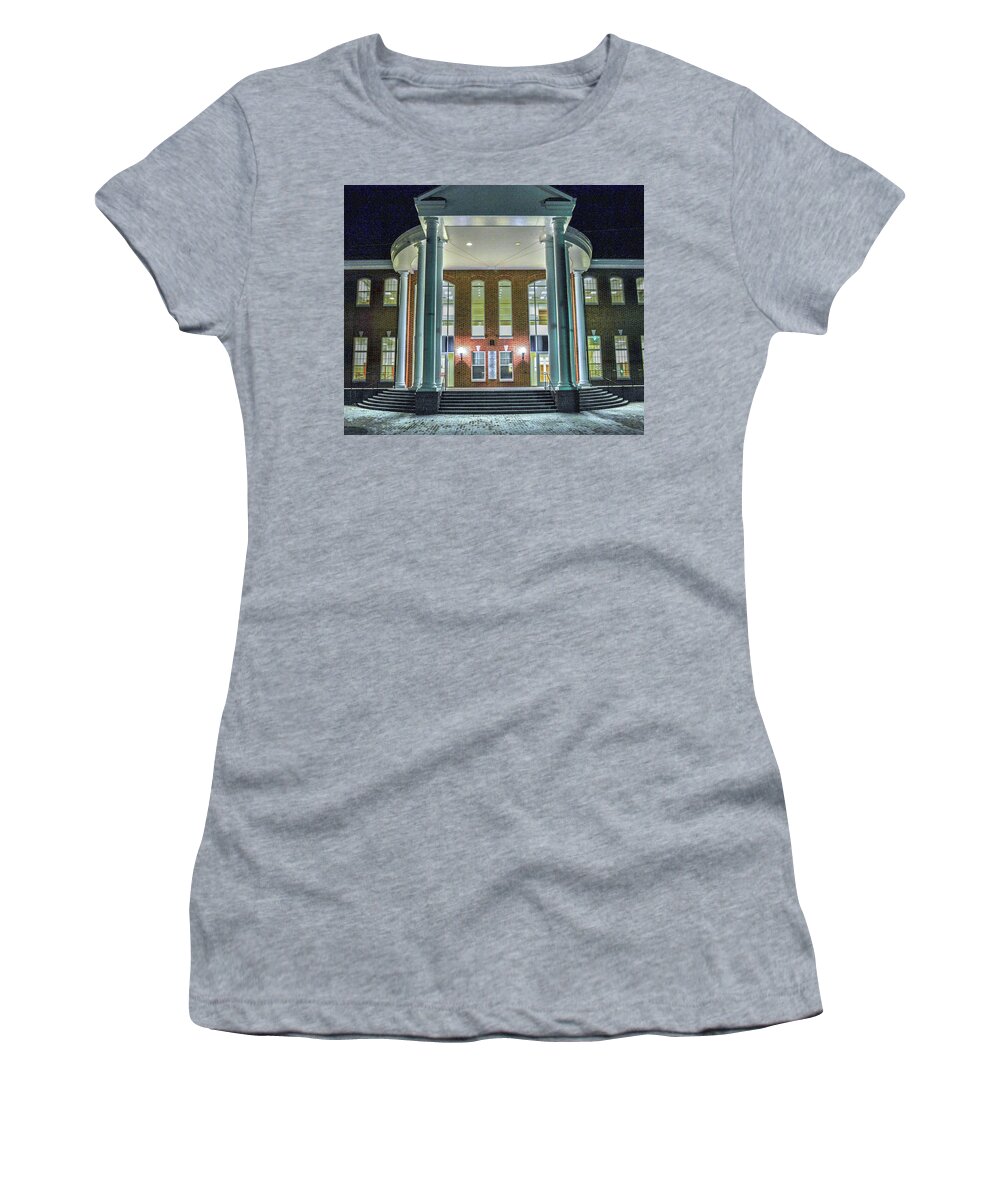 Courthouse Women's T-Shirt featuring the photograph Closed Court by Addison Likins