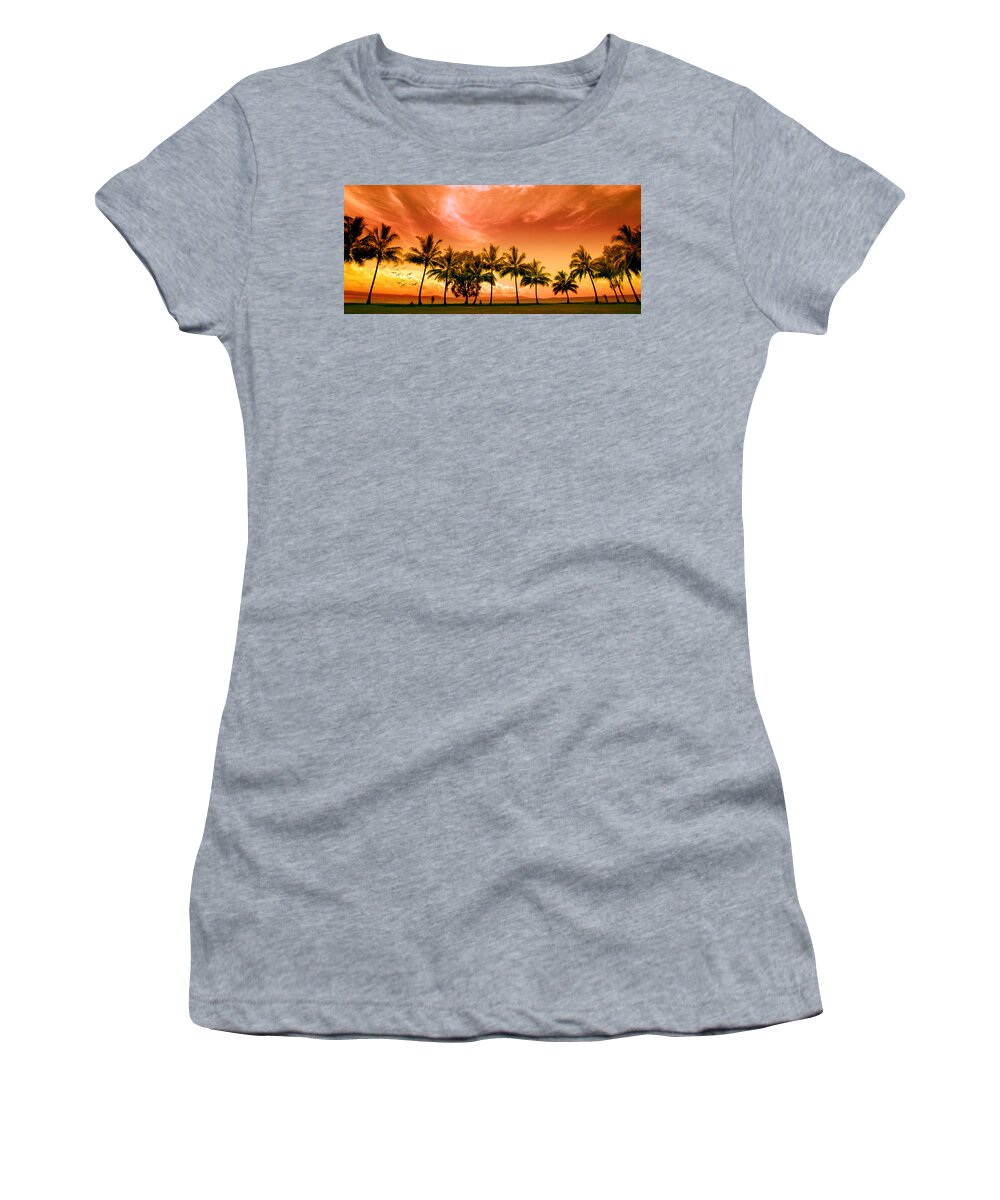 Landscape Women's T-Shirt featuring the photograph Coconut Grove by Holly Kempe