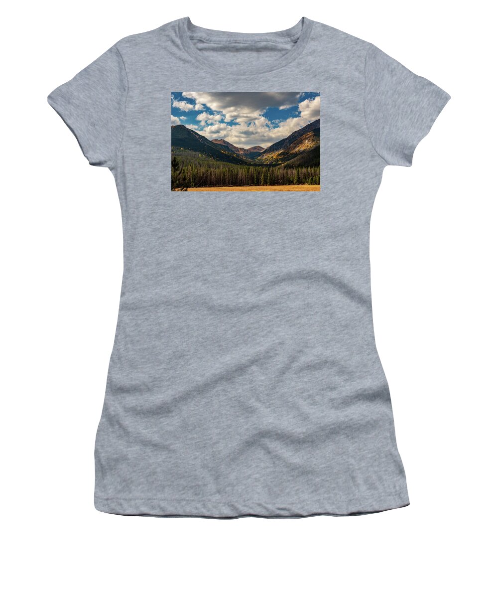 Nature Women's T-Shirt featuring the photograph Colorado mountain by Nathan Wasylewski