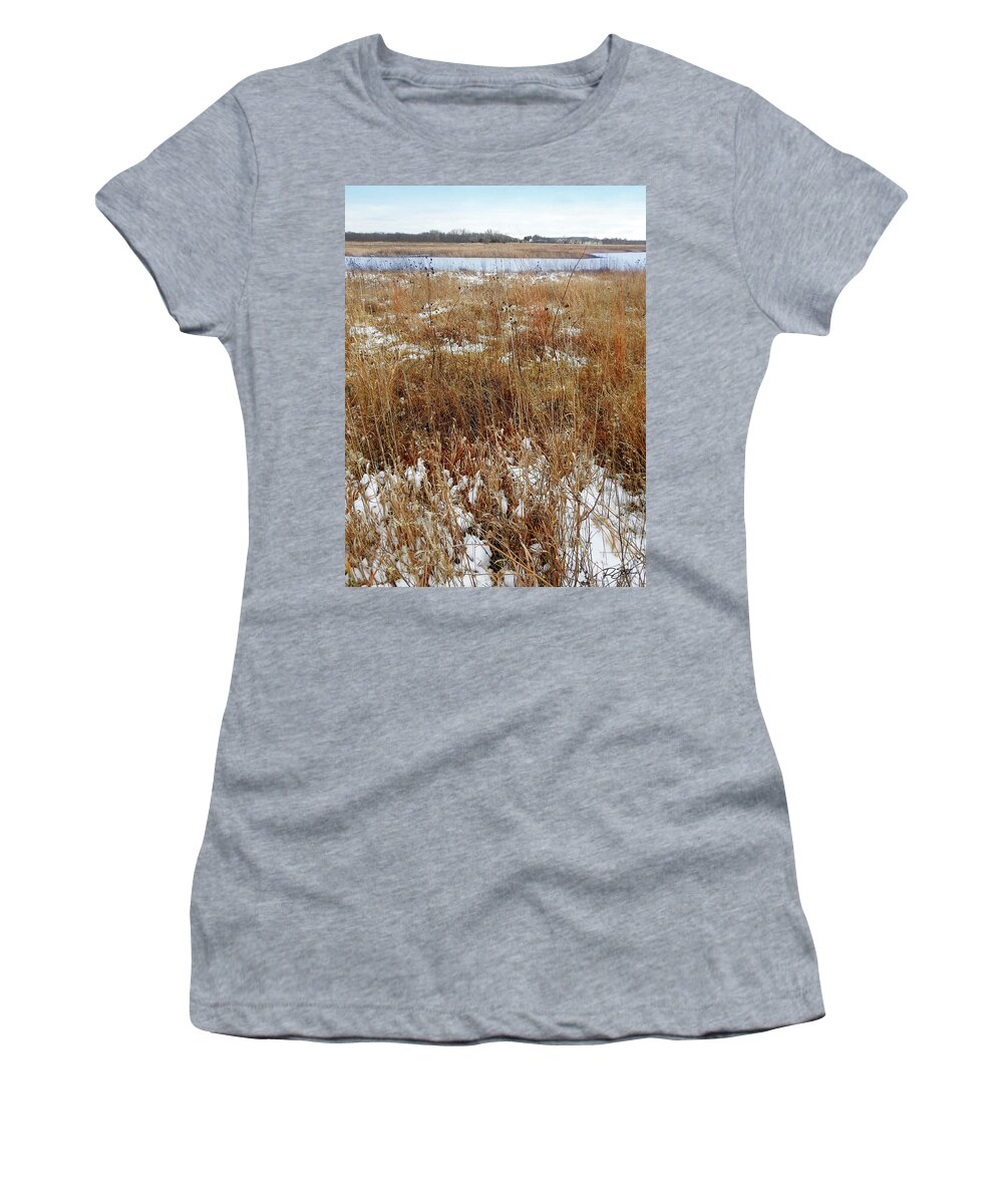 Kansas Women's T-Shirt featuring the photograph Colors of Winter by Rod Seel