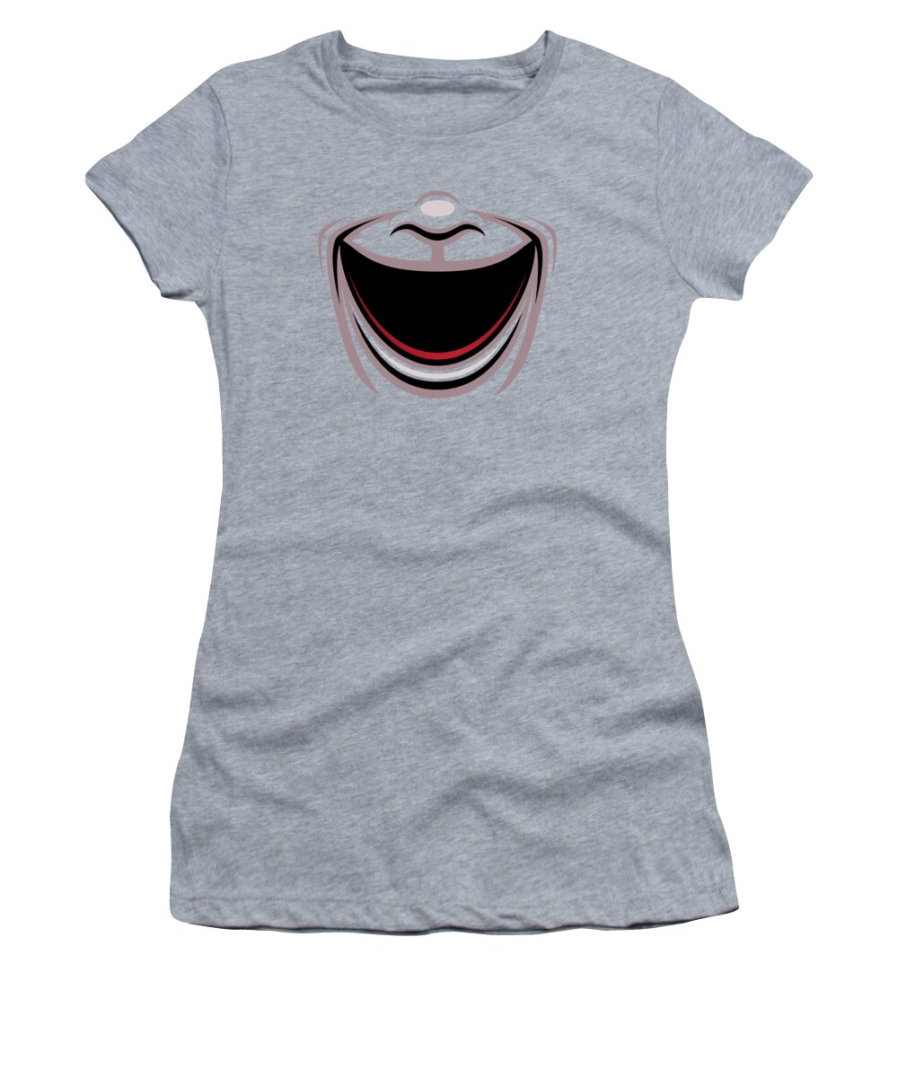 Acting Women's T-Shirt featuring the digital art Comedy Theater Mask by John Schwegel