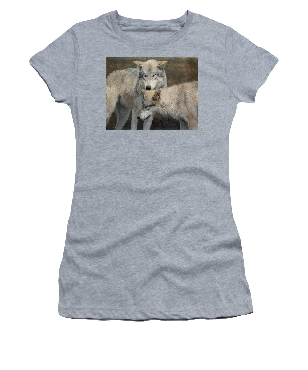 Fine Art Photography Women's T-Shirt featuring the photograph Companions by Mary Hone