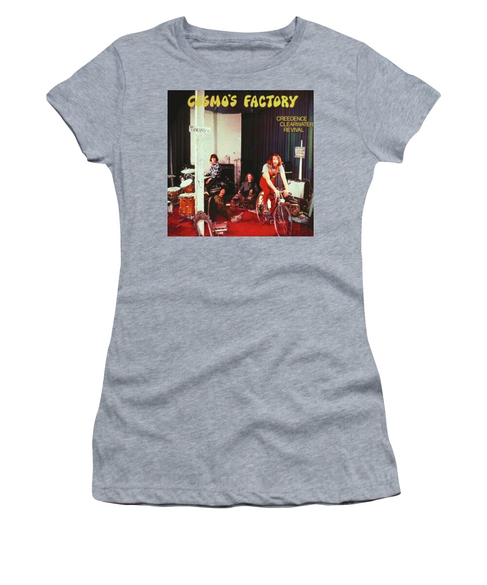 Cosmo's Factory Women's T-Shirt featuring the photograph Cosmo's Factory by Imagery-at- Work