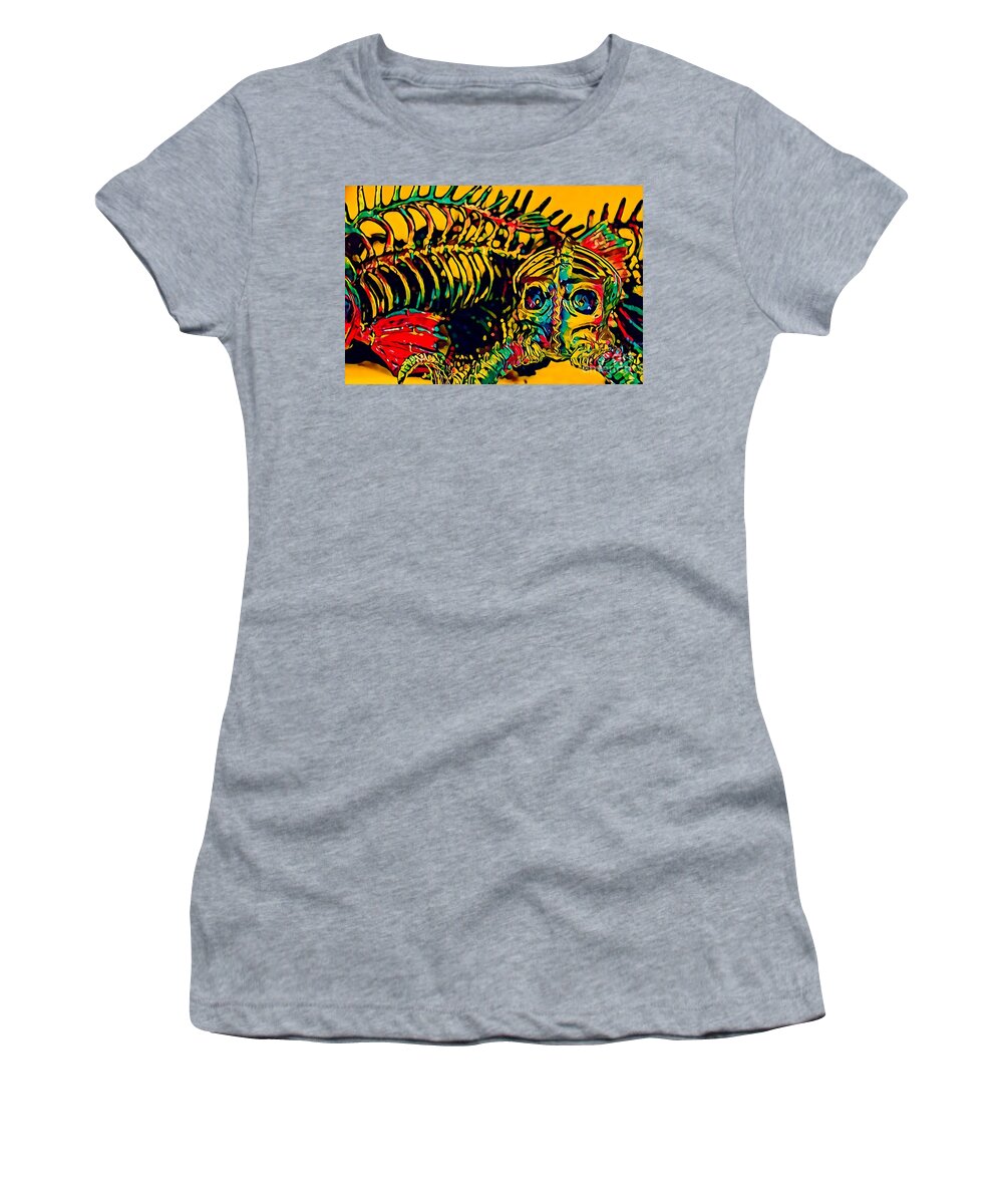 Cthulhu Women's T-Shirt featuring the photograph Creatures From the Deep by Susan Vineyard
