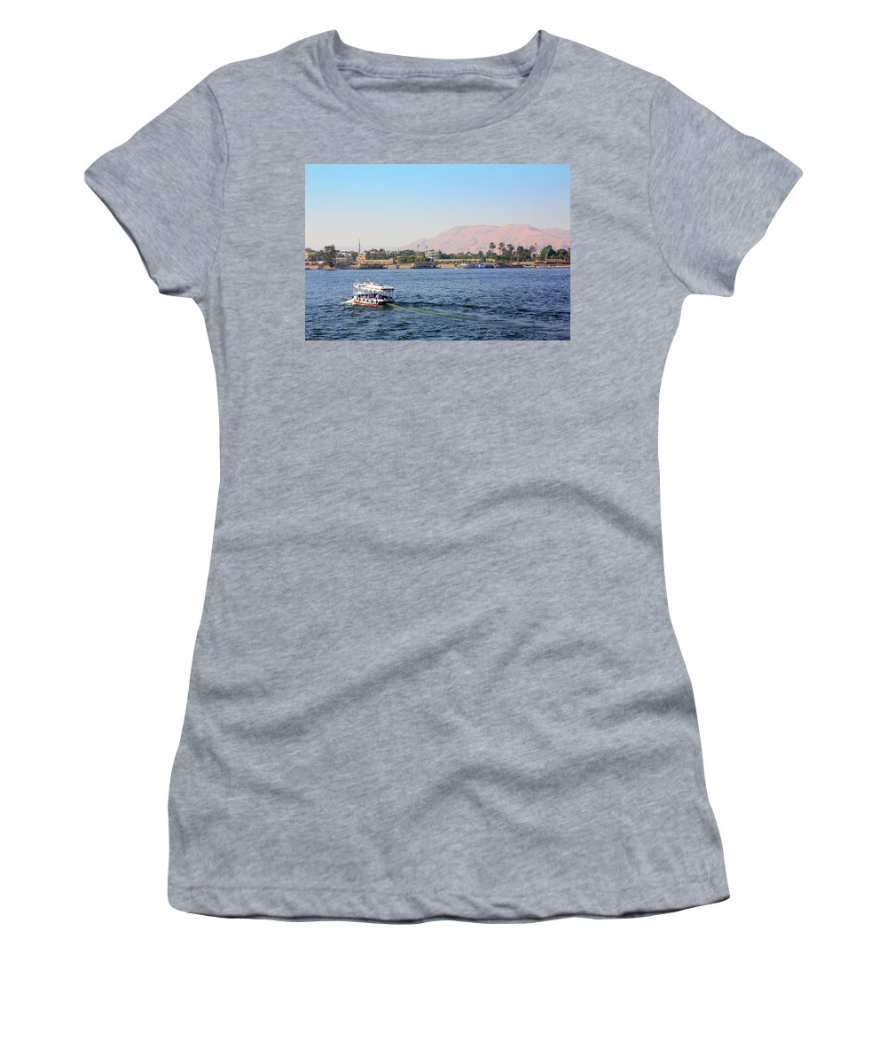 Egypt Women's T-Shirt featuring the photograph crossing of the Nile in Egypt by Mikhail Kokhanchikov