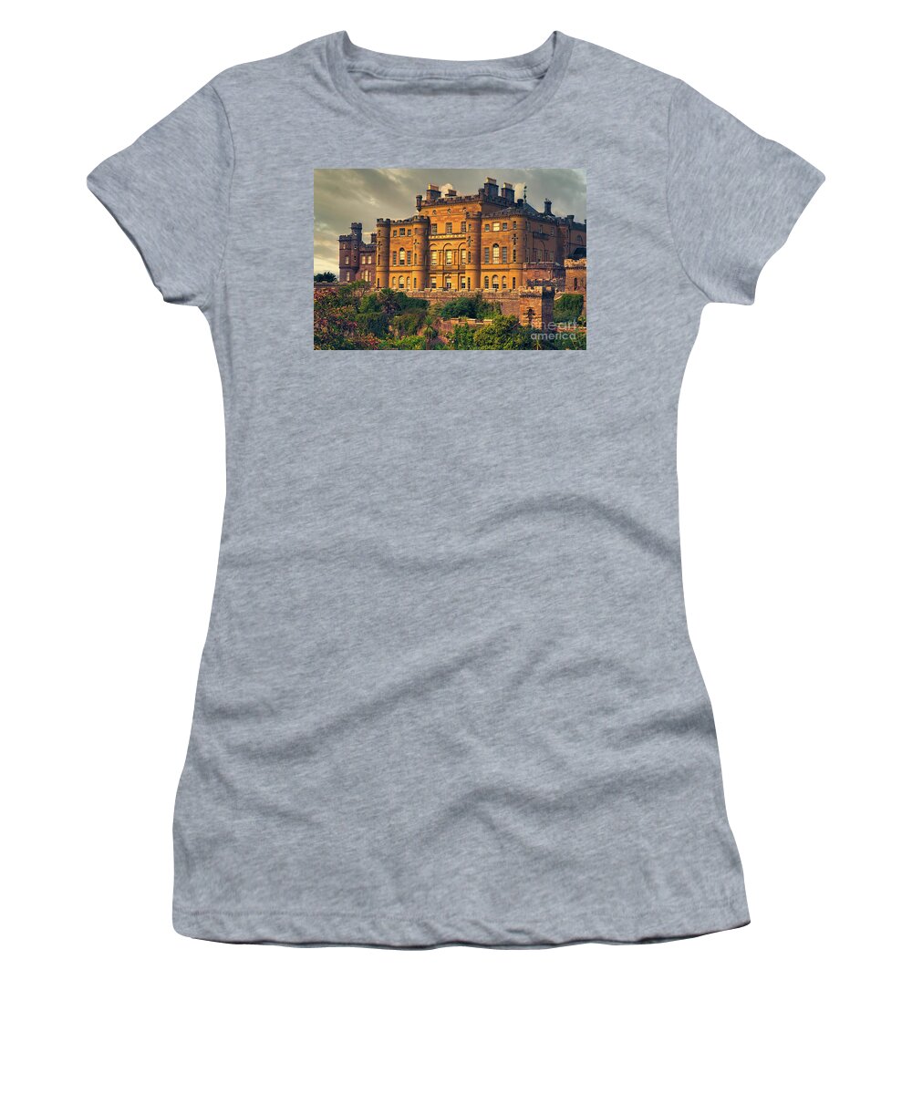 Culzean Castle Women's T-Shirt featuring the photograph Culzean Castle by Kype Hills