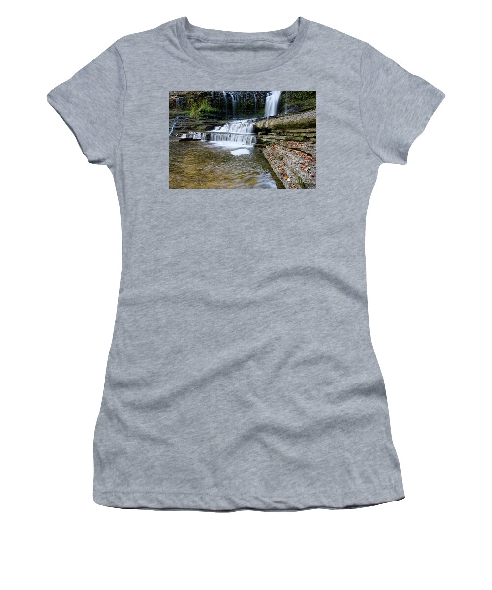 Cummins Falls State Park Women's T-Shirt featuring the digital art Cummins Falls 41 by Phil Perkins