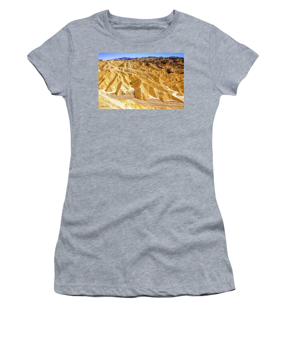 Usa Women's T-Shirt featuring the photograph Death Valley Desert by Randy Bradley