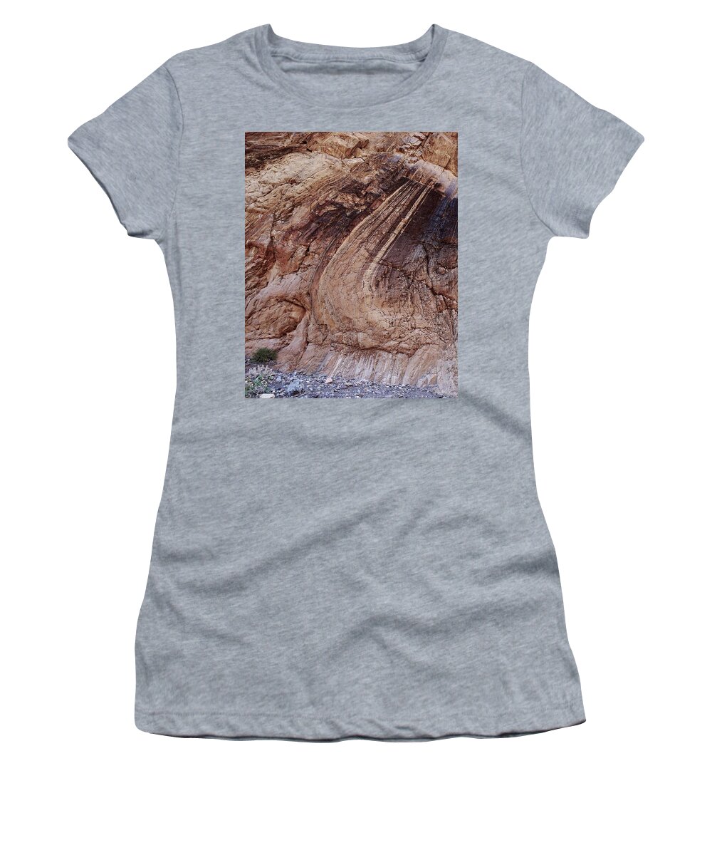 Titus Canyon Women's T-Shirt featuring the photograph Death Valley Design by Brett Harvey
