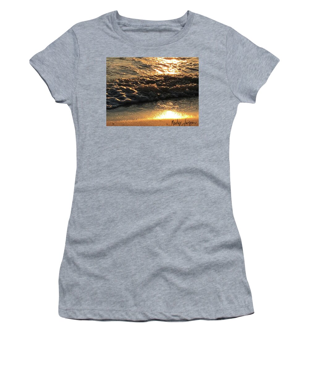 Sun Women's T-Shirt featuring the photograph Deeper and deeper by Medge Jaspan