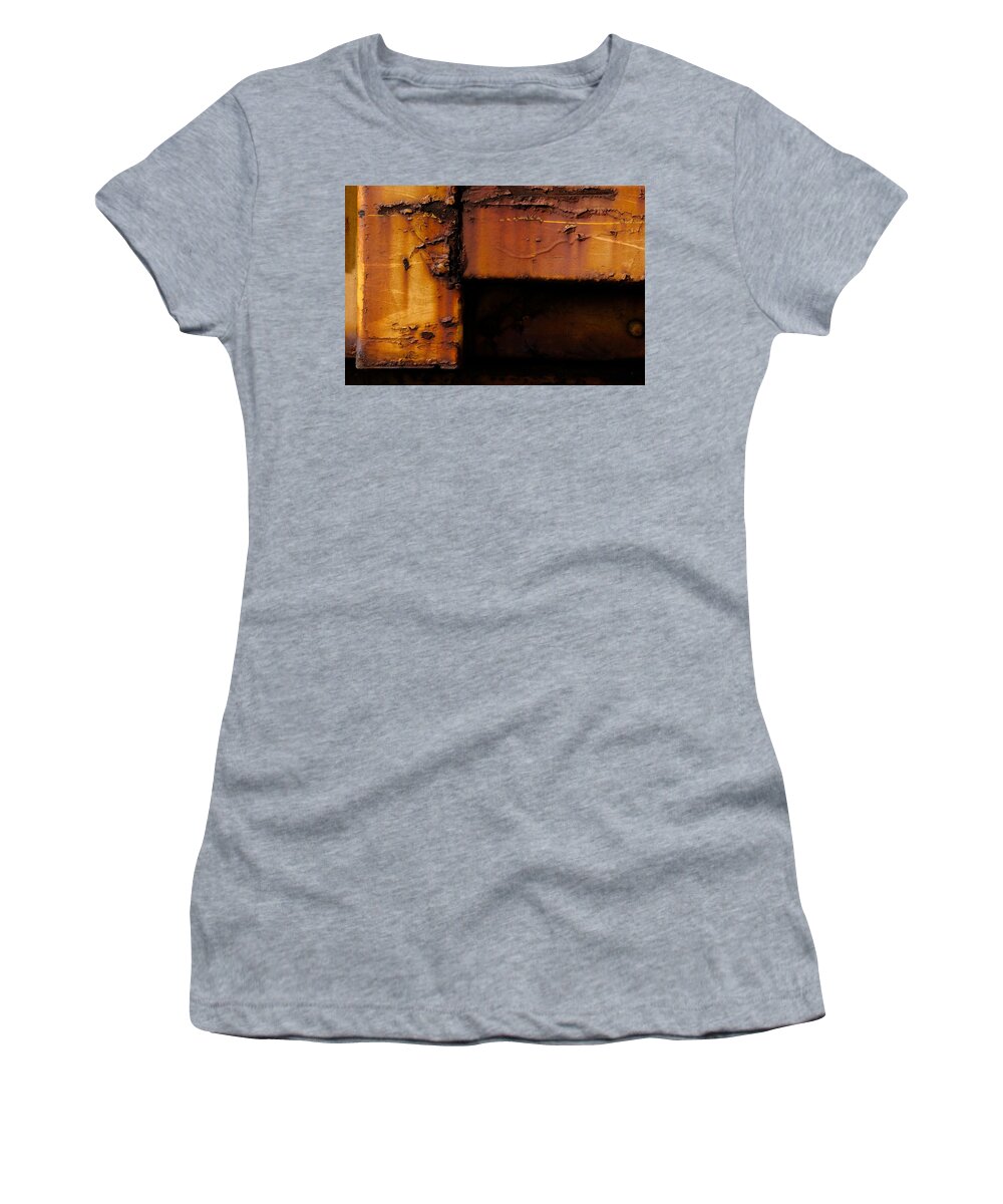 Rust Women's T-Shirt featuring the photograph Deeper Than Iron by Kreddible Trout