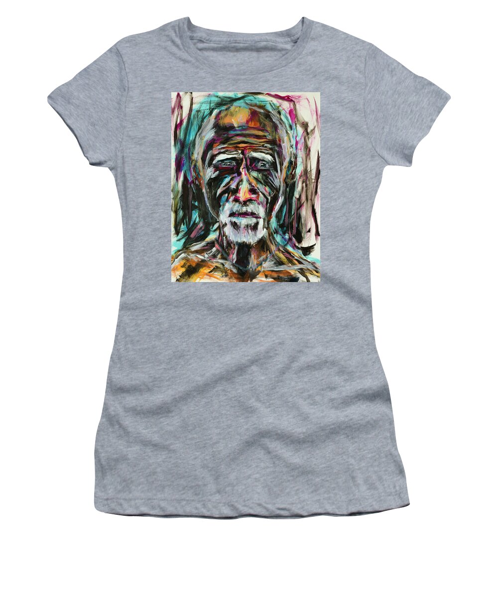 Man Women's T-Shirt featuring the painting Despair by Mark Ross