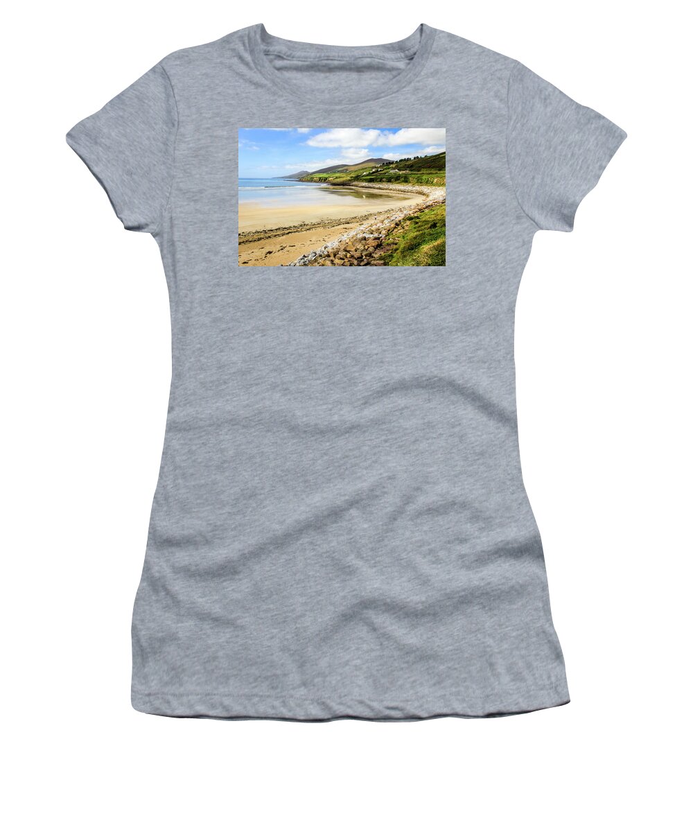 Beach Women's T-Shirt featuring the photograph Inch Beach by Craig A Walker