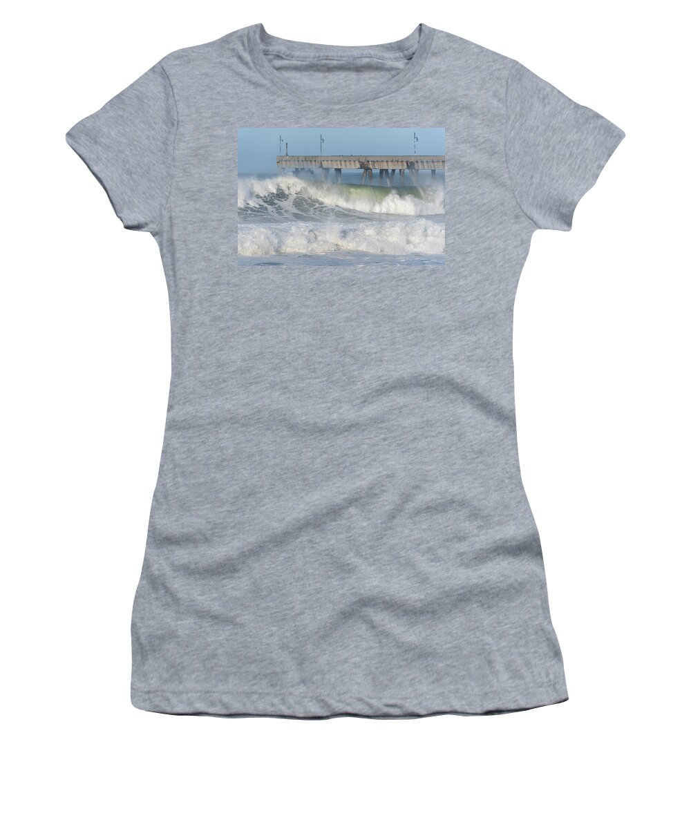 Landscape Women's T-Shirt featuring the photograph Don't Mess With Mother Nature by Laura Macky