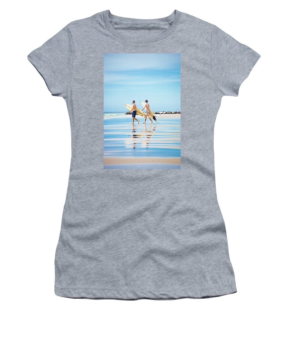 Australia Lifestyle Images Women's T-Shirt featuring the photograph Downtime by Az Jackson
