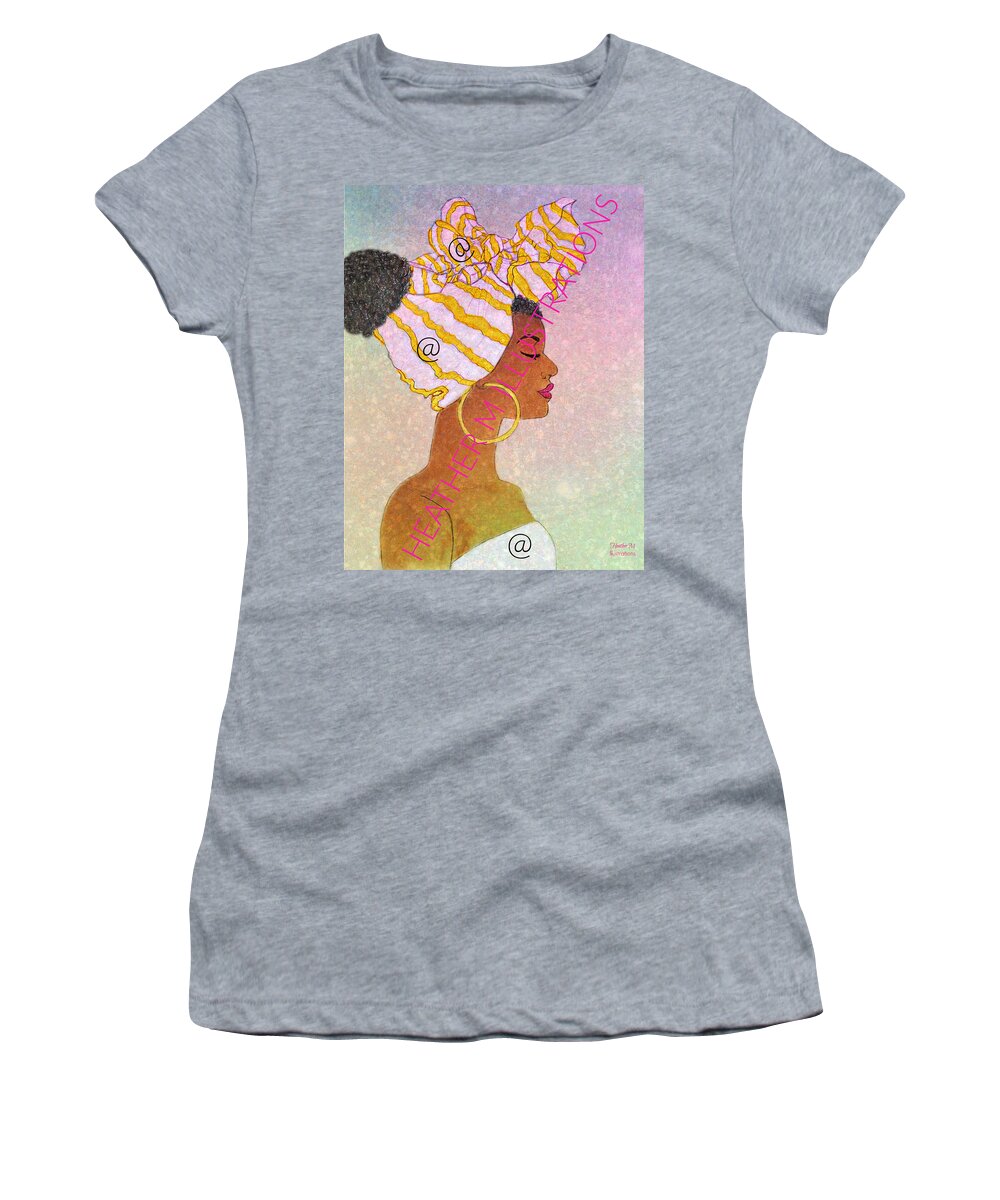 Woman Women's T-Shirt featuring the mixed media Dream 3 by Heather M Photography and Illustrations