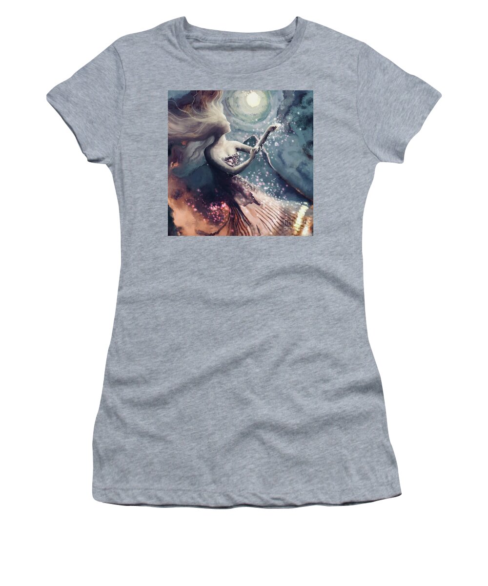 Fantasy Women's T-Shirt featuring the digital art Dream Weaver by Melanie Stanton