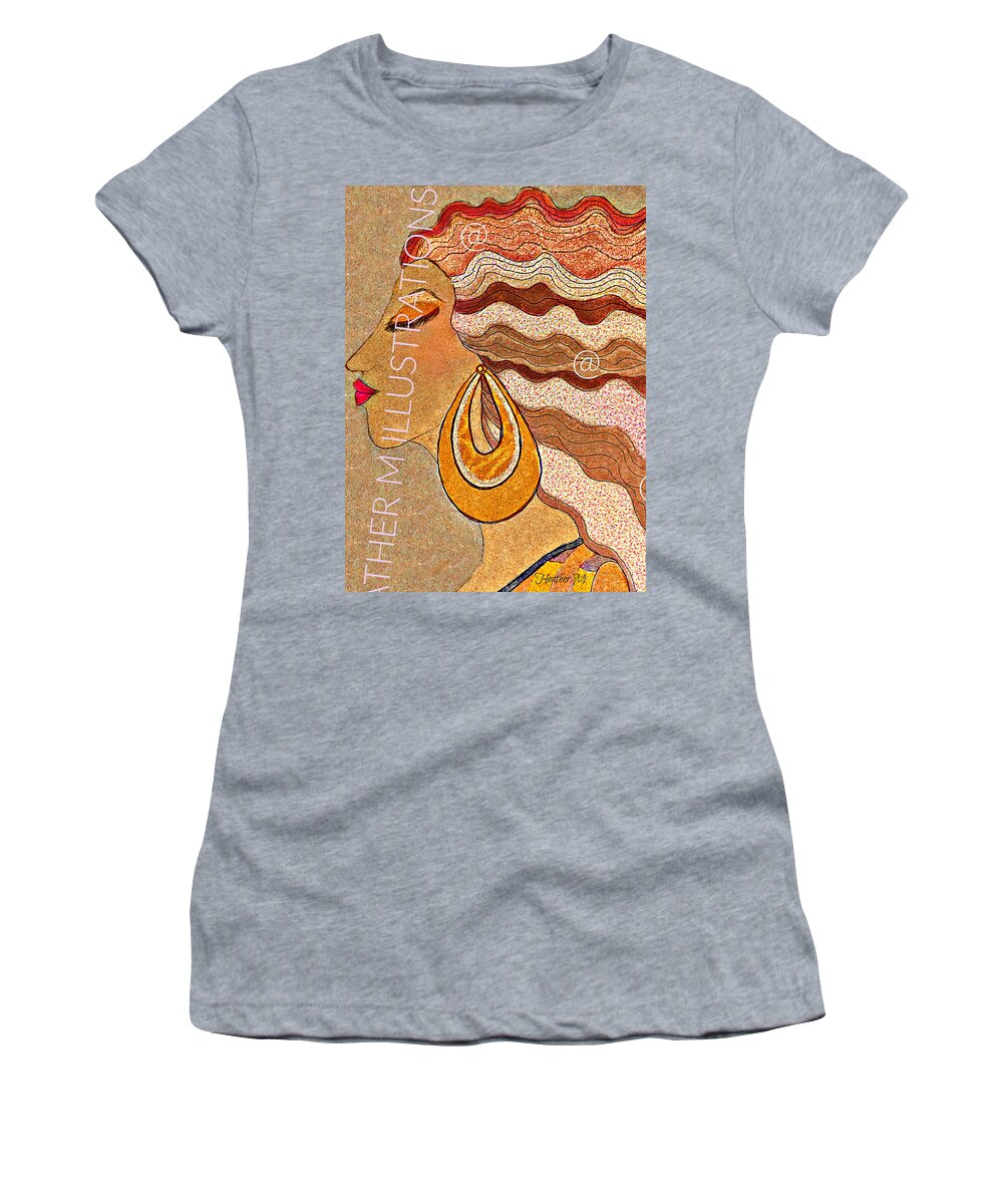 Woman Women's T-Shirt featuring the mixed media Dream2 by Heather M Photography
