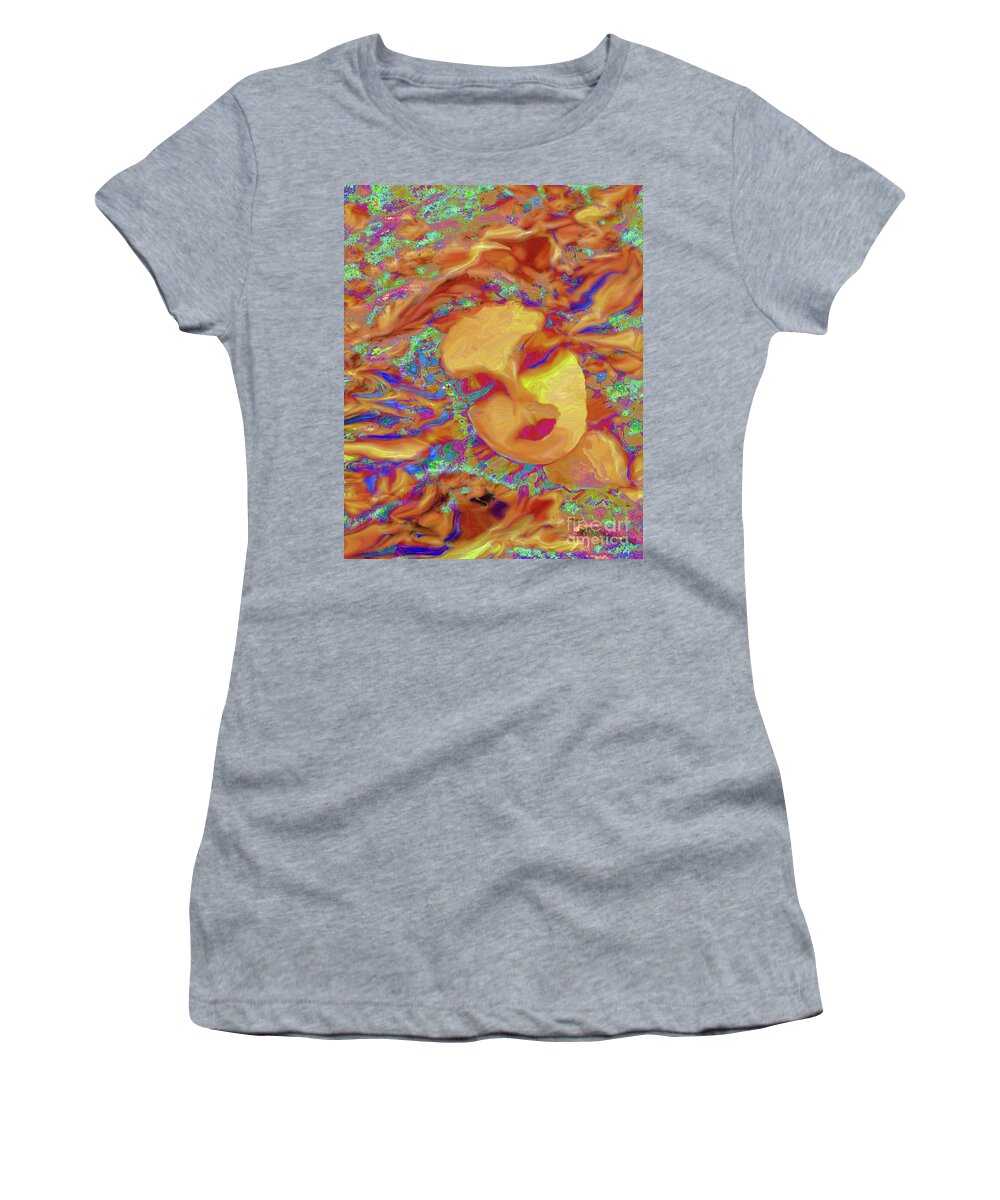 Dreaming Women's T-Shirt featuring the painting Dreaming by Bonnie Marie