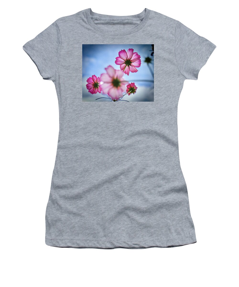 Flower Women's T-Shirt featuring the photograph Dreamy Denver Sky by Carol Jorgensen