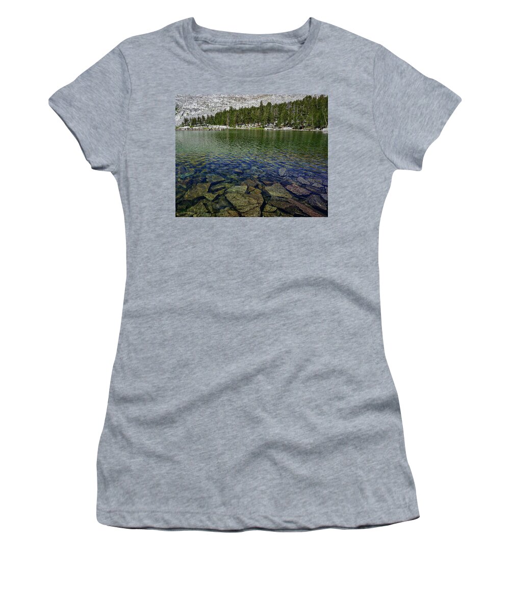 Eagle Lake Women's T-Shirt featuring the photograph Eagle Lake by Brett Harvey