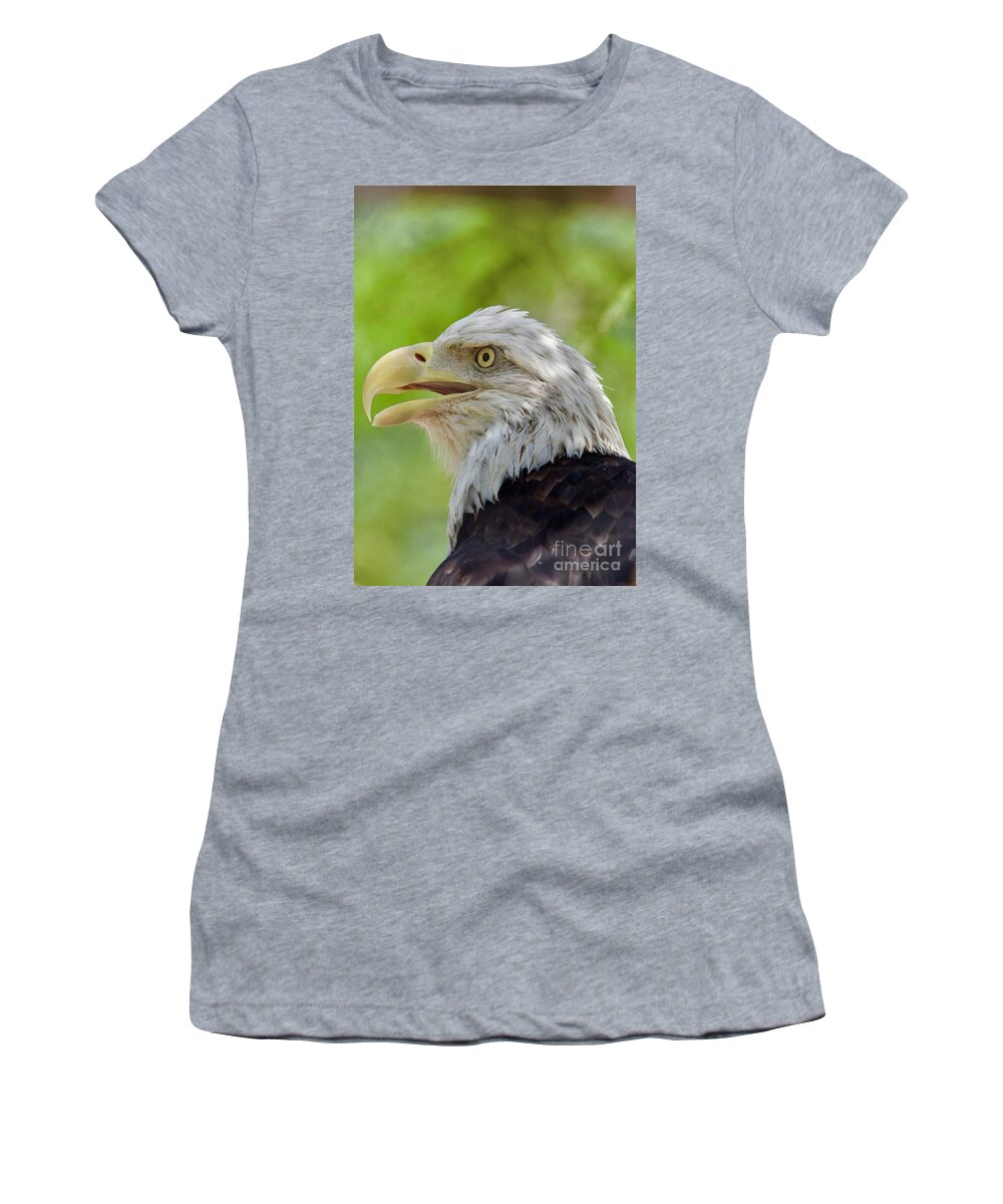 Eagle Women's T-Shirt featuring the digital art Eagle by Tammy Keyes