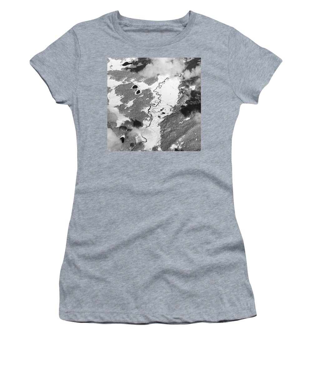 Aerial Women's T-Shirt featuring the photograph Eagle View by Melissa Southern