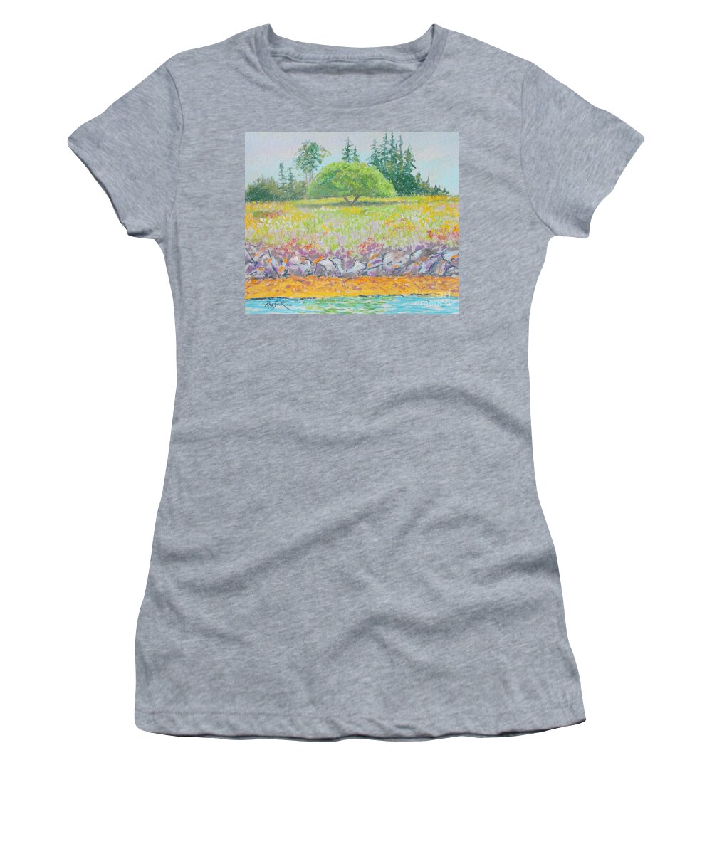 Pastels Women's T-Shirt featuring the pastel EasternPoints Cut -Tree by Rae Smith PAC