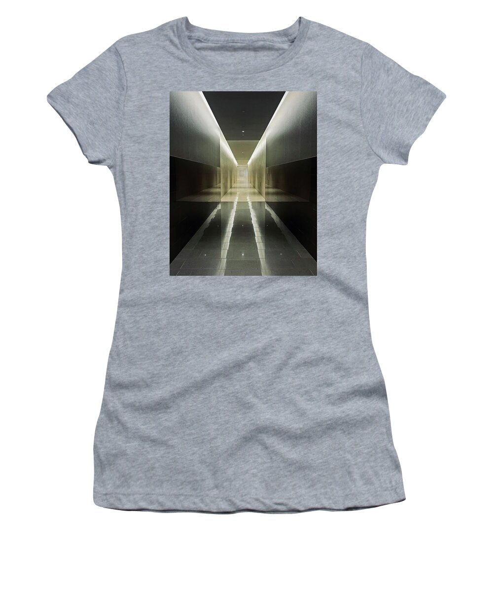 Architecture Women's T-Shirt featuring the photograph Echo Chamber by Sarah Lilja