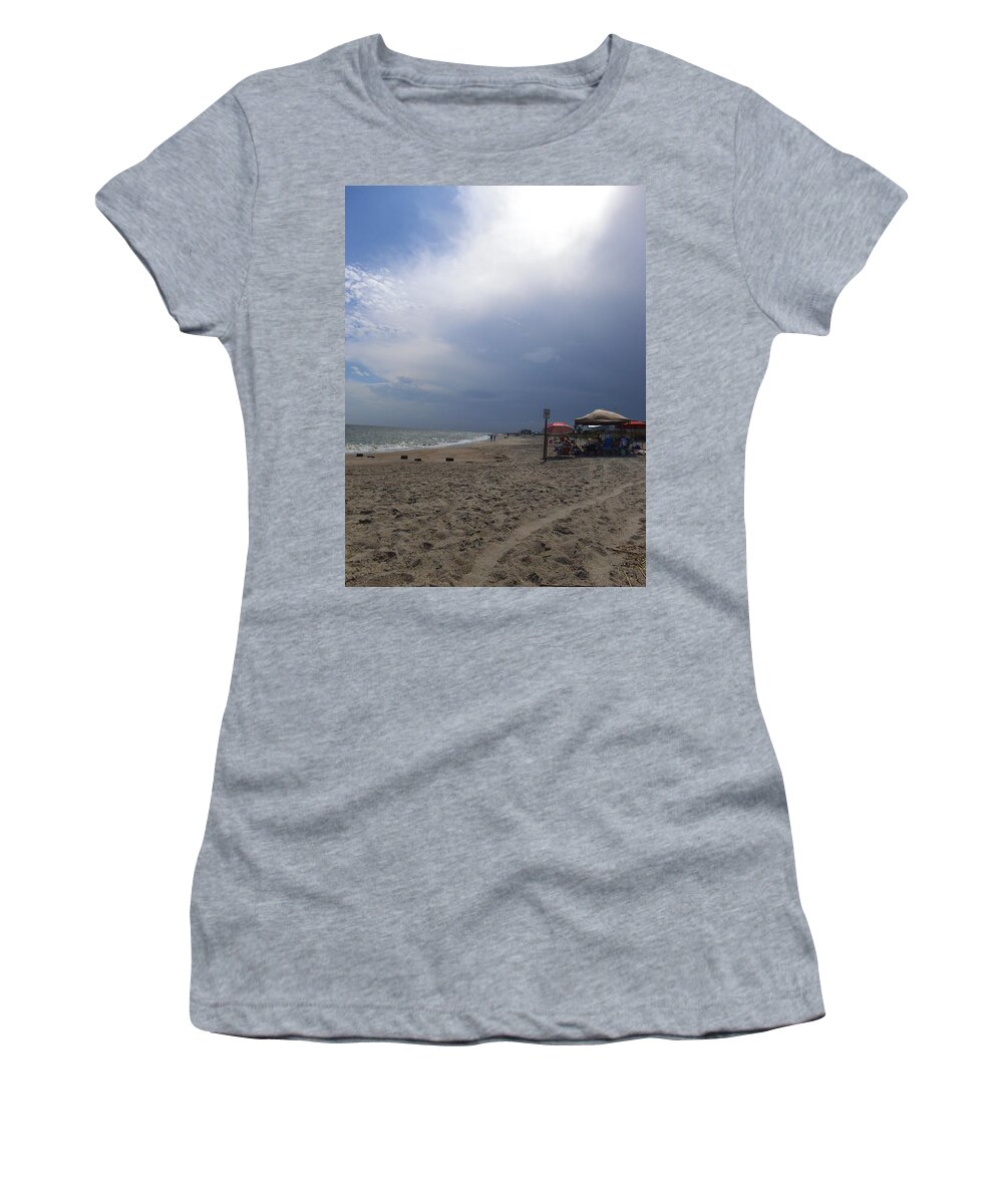  Women's T-Shirt featuring the photograph Edisto Storm by Heather E Harman