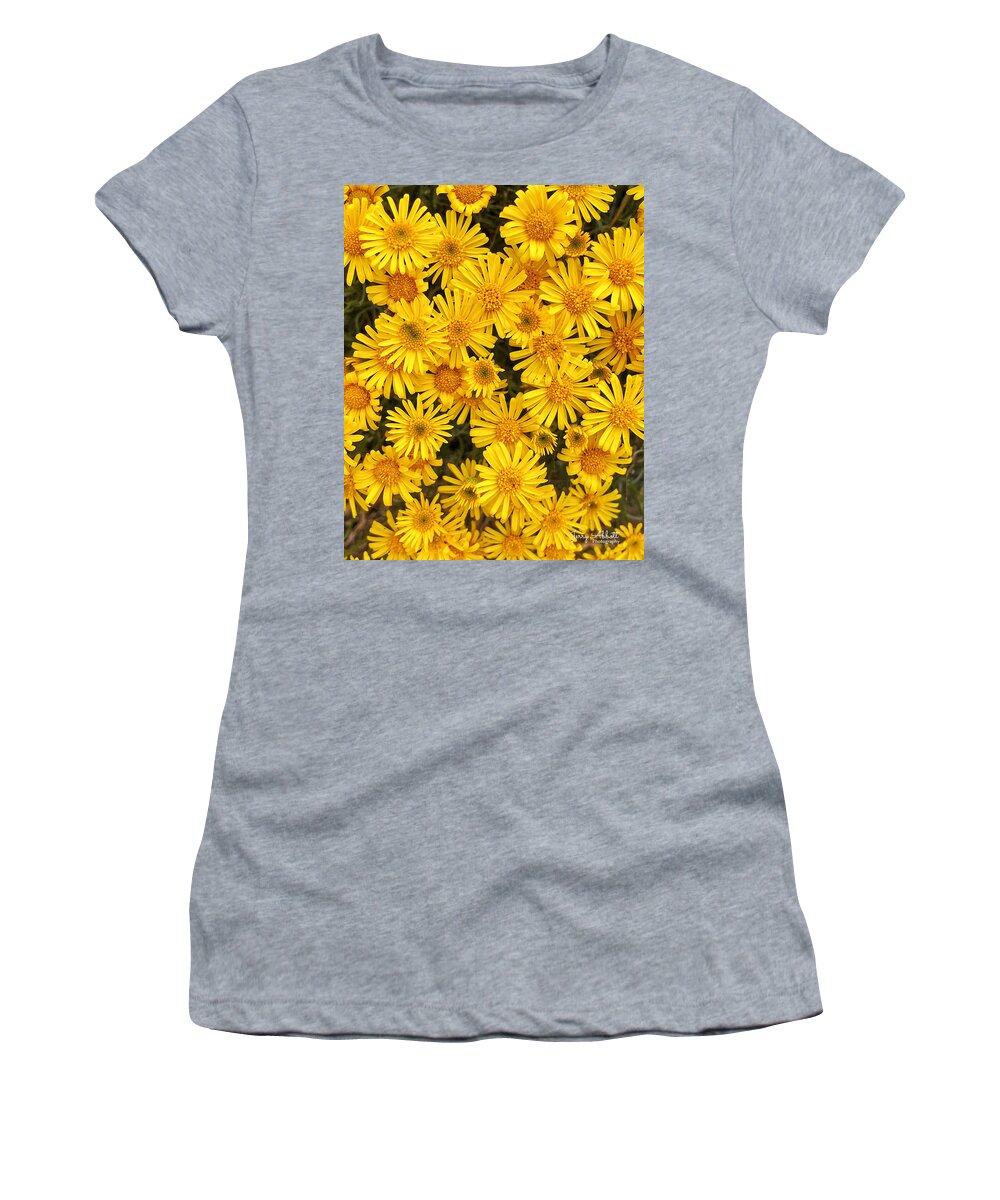 Flowers Women's T-Shirt featuring the photograph Ellensburg Wildflowers by Jerry Abbott