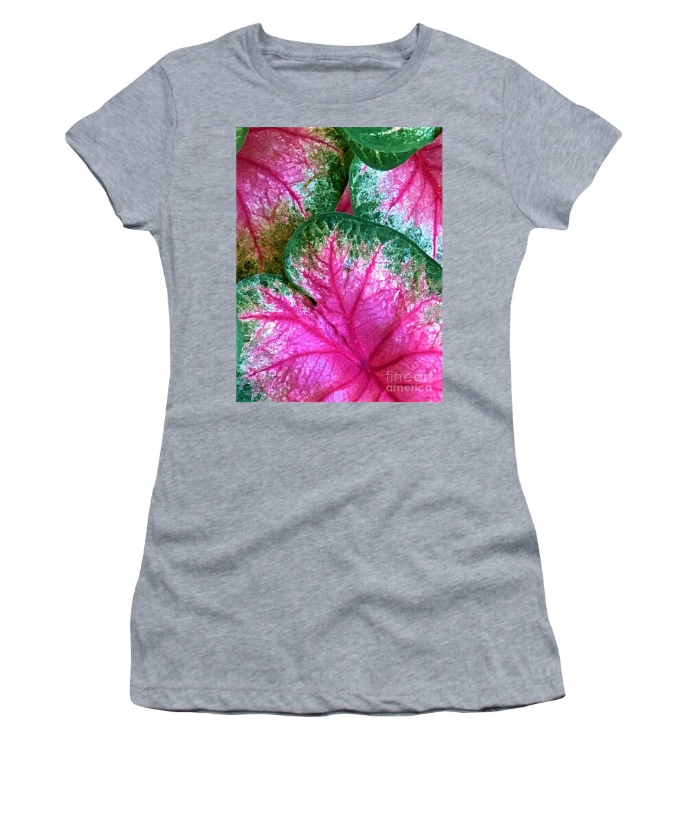 Encouraged Women's T-Shirt featuring the photograph Encouraged Hearts by Tiesa Wesen